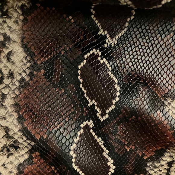 👜 Vince Camuto Snake Embossed Leather Tote - Emely - Picture 3 of 11